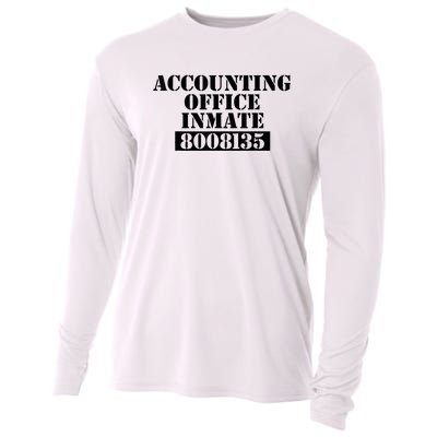 Accountant Costume Accounting Office Inmate Costume Cooling Performance Long Sleeve Crew