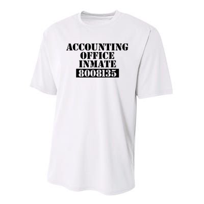 Accountant Costume Accounting Office Inmate Costume Performance Sprint T-Shirt