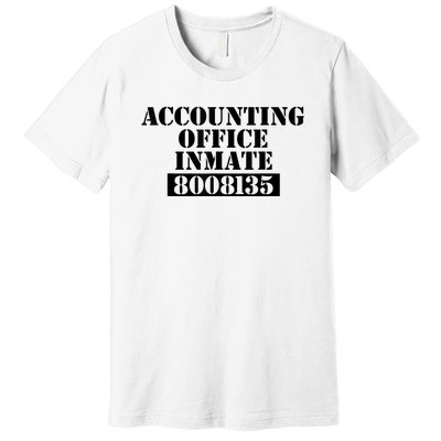 Accountant Costume Accounting Office Inmate Costume Premium T-Shirt