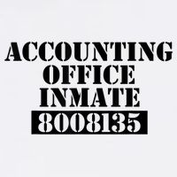 Accountant Costume Accounting Office Inmate Costume Womens T-Shirt
