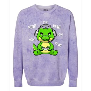 Alligator Crocodile Colorblast Crewneck Sweatshirt