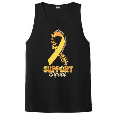 Appendix Cancer Awareness Support Squad Ribbon Butterflies PosiCharge Competitor Tank