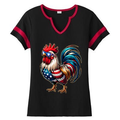 American Chicken Ladies Halftime Notch Neck Tee