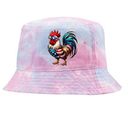 American Chicken Tie-Dyed Bucket Hat