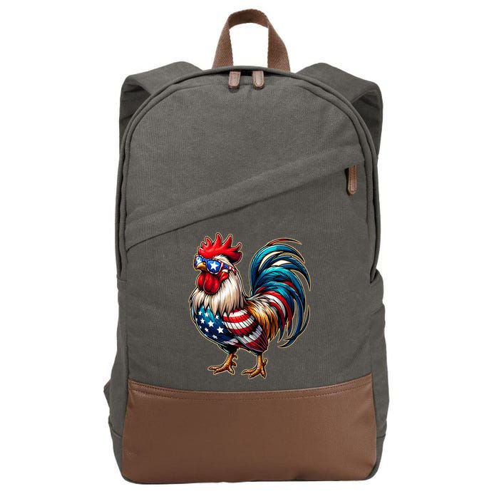 American Chicken Cotton Canvas Backpack