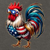 American Chicken Cotton Canvas Backpack
