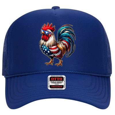 American Chicken High Crown Mesh Back Trucker Hat