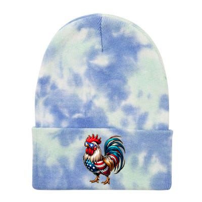 American Chicken Tie Dye 12in Knit Beanie