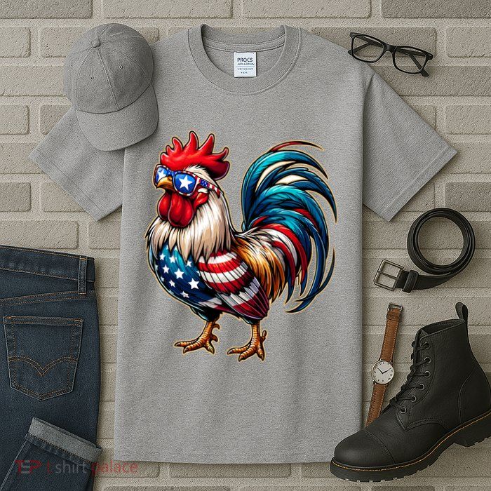 American Chicken Tall T-Shirt