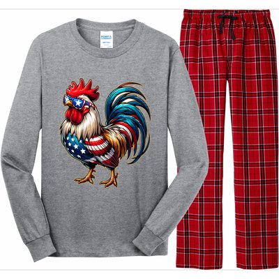 American Chicken Long Sleeve Pajama Set