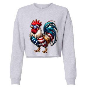 American Chicken Cropped Pullover Crew