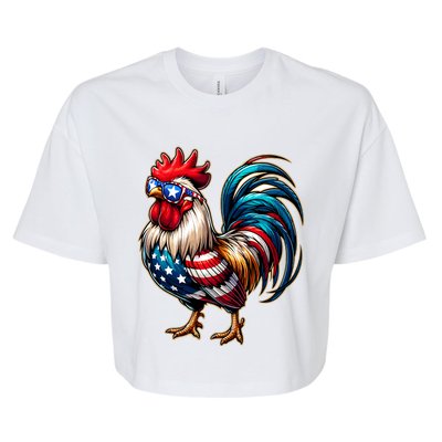 American Chicken Bella+Canvas Jersey Crop Tee