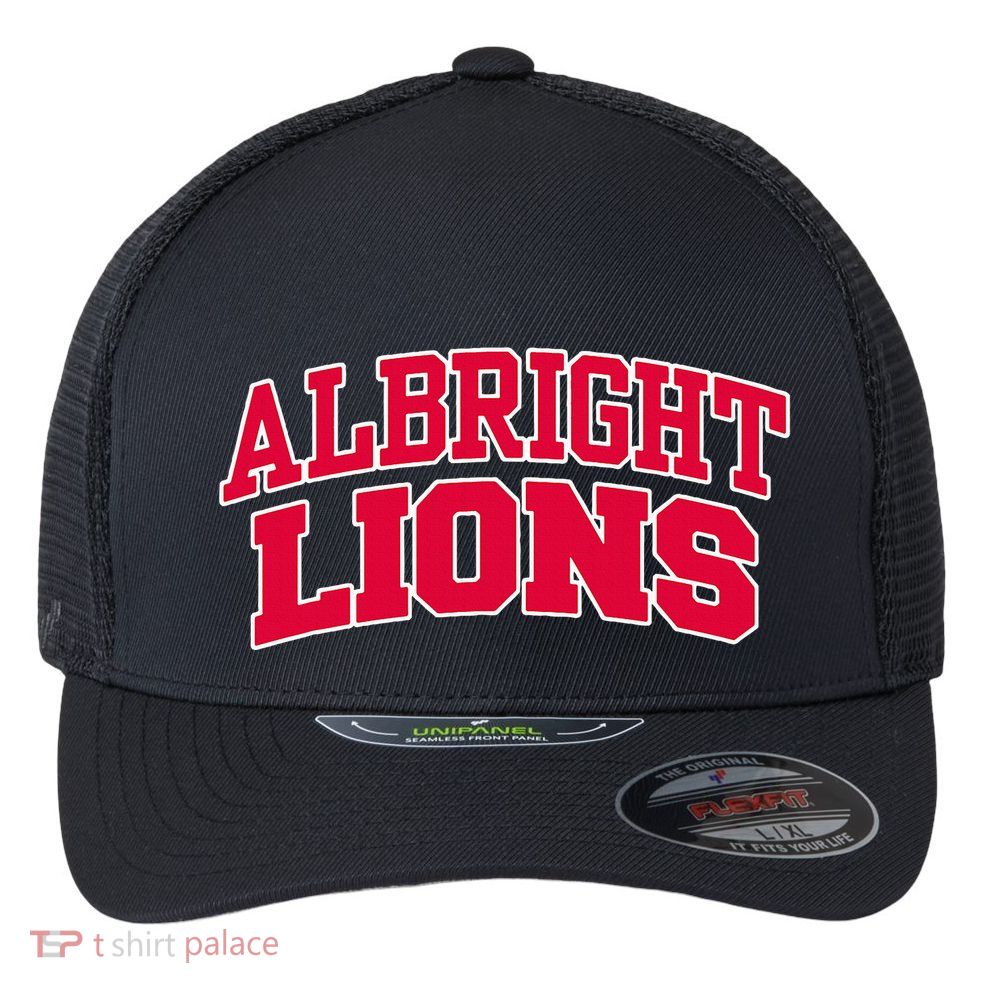 Albright College Flexfit Unipanel Trucker Cap