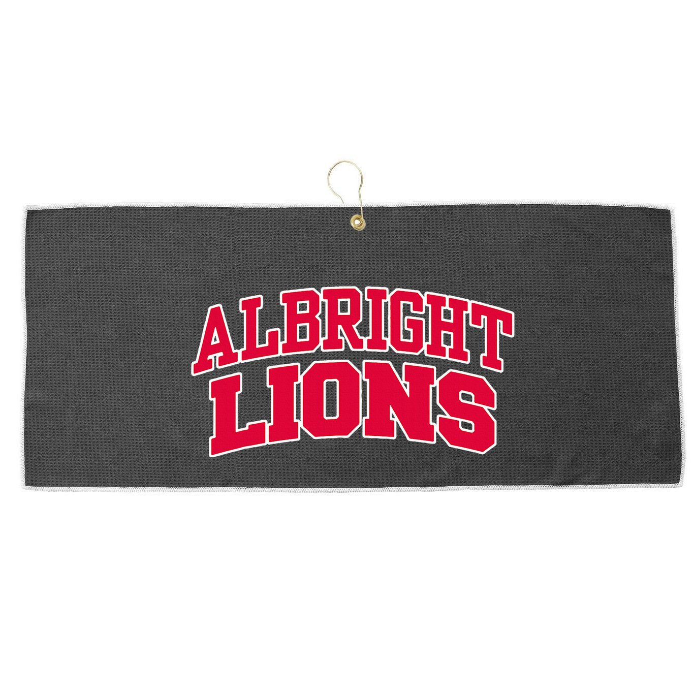 Albright College Large Microfiber Waffle Golf Towel