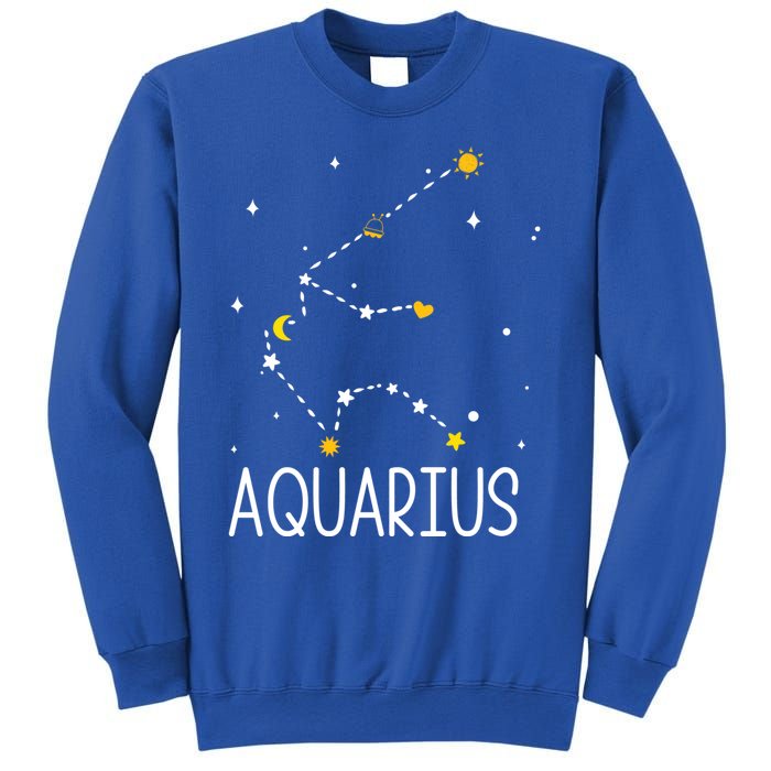 Aquarius Constellation Aquarius Zodiac Sign Birthday Gift Sweatshirt