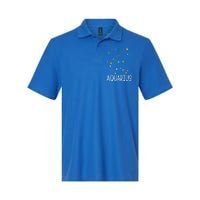 Aquarius Constellation Aquarius Zodiac Sign Birthday Gift Softstyle Adult Sport Polo