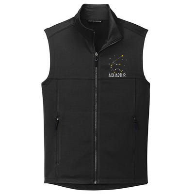 Aquarius Constellation Aquarius Zodiac Sign Birthday Gift Collective Smooth Fleece Vest