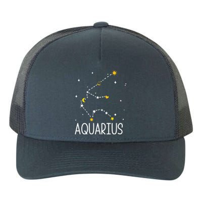 Aquarius Constellation Aquarius Zodiac Sign Birthday Gift Yupoong Adult 5-Panel Trucker Hat