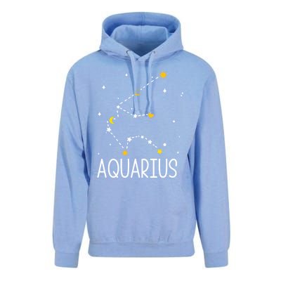 Aquarius Constellation Aquarius Zodiac Sign Birthday Gift Unisex Surf Hoodie