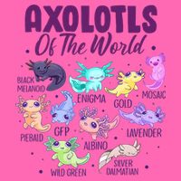 Axolotl Cute Axolotls Of The World Kawaii Stripe Pom Pom Beanie