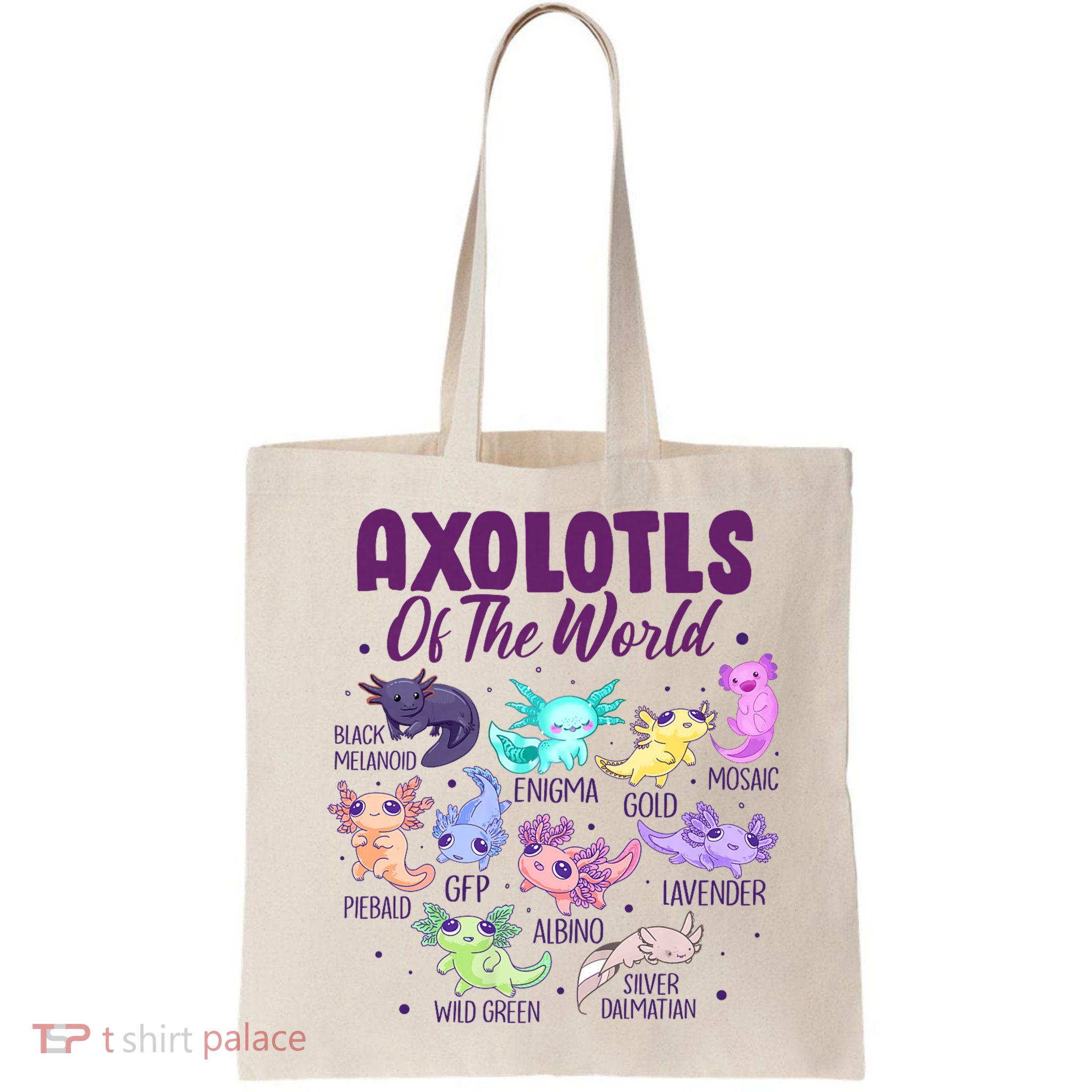 Axolotl Cute Axolotls Of The World Kawaii Bag