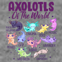 Axolotl Cute Axolotls Of The World Kawaii Tall Sweatshirt