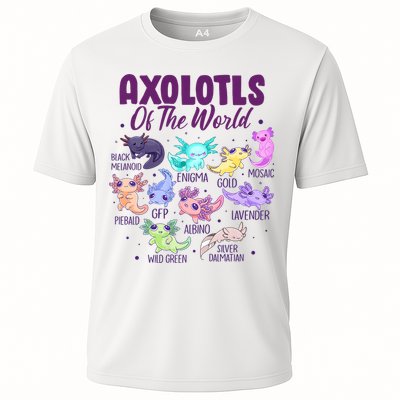Axolotl Cute Axolotls Of The World Kawaii Performance Shirt