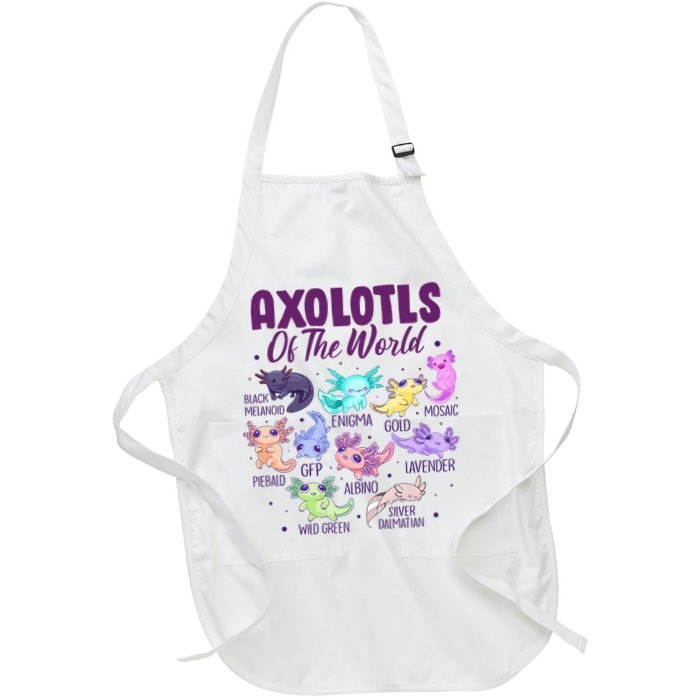 Axolotl Cute Axolotls Of The World Kawaii Apron