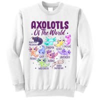 Axolotl Cute Axolotls Of The World Kawaii Sweatshirt