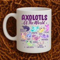 Axolotl Cute Axolotls Of The World Kawaii Mug