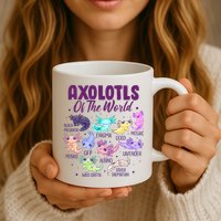 Axolotl Cute Axolotls Of The World Kawaii Mug