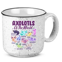 Axolotl Cute Axolotls Of The World Kawaii 15oz Campfire Ceramic Mug