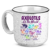 Axolotl Cute Axolotls Of The World Kawaii 15oz Campfire Ceramic Mug