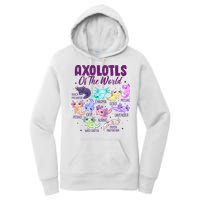 Axolotl Cute Axolotls Of The World Kawaii Women's Pullover Hoodie