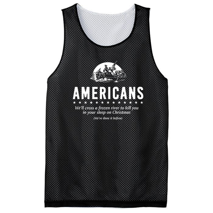 Americans Cross A Frozen River Funny We Have Done It Before Mesh Reversible Basketball Jersey Tank