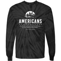 Americans Cross A Frozen River Funny We Have Done It Before Tie-Dye Long Sleeve Shirt