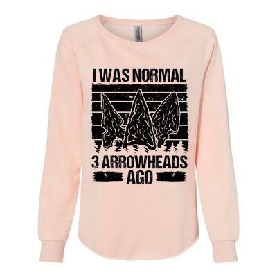 Arrowhead Collecting Artifact Hunting Arrowhead Lover Womens California Wash Sweatshirt