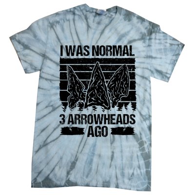 Arrowhead Collecting Artifact Hunting Arrowhead Lover Tie-Dye T-Shirt