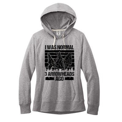 Arrowhead Collecting Artifact Hunting Arrowhead Lover Women's Fleece Hoodie