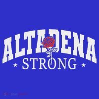 Altadena California Altadena Strong Women's V-Neck T-Shirt