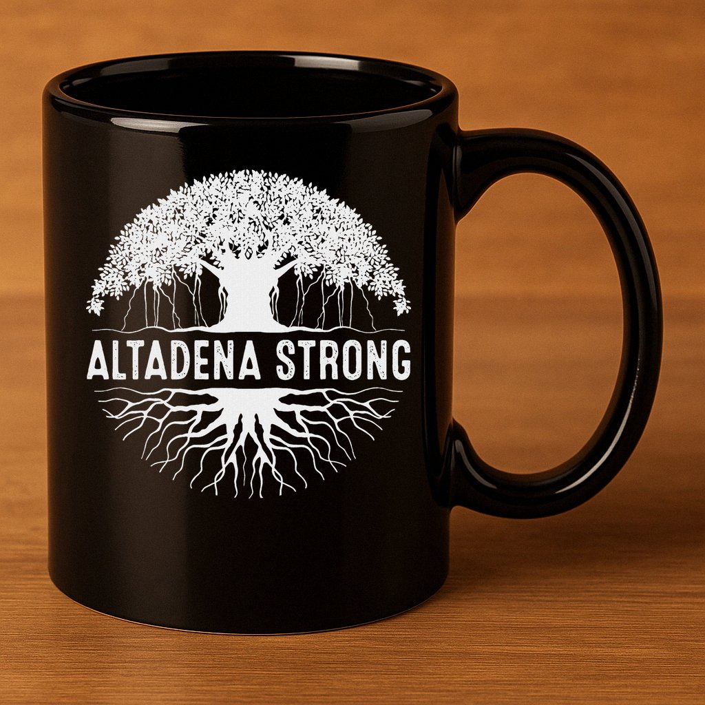 Altadena California 11oz C Handle Ceramic Mug