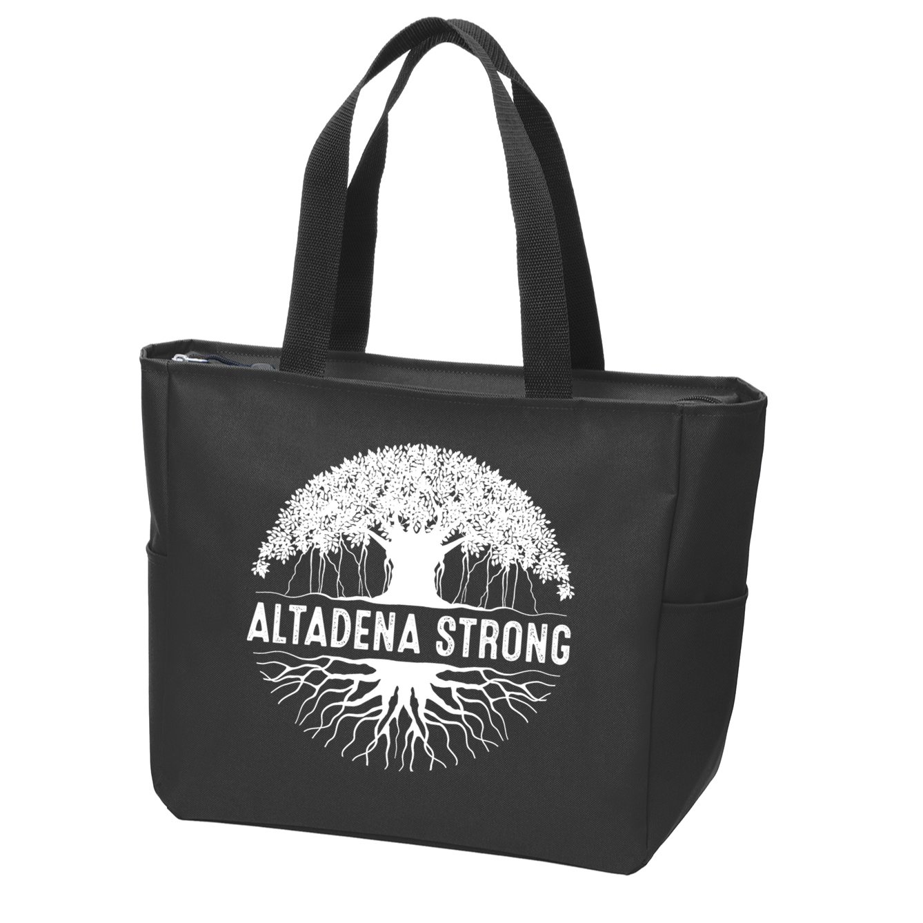 Altadena California Zip Tote Bag