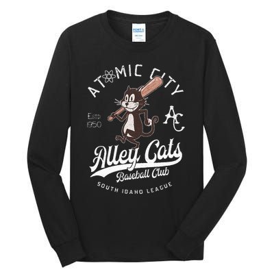 Atomic City Alley Cats Retro Minor League Tall Long Sleeve T-Shirt