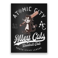 Atomic City Alley Cats Retro Minor League Poster