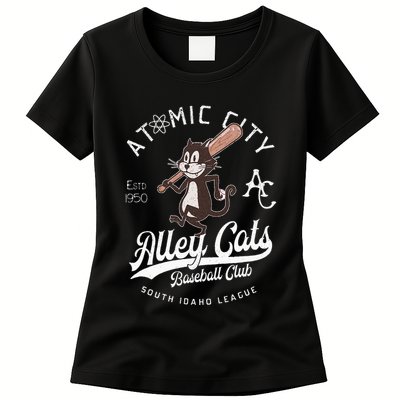 Atomic City Alley Cats Retro Minor League Womens T-Shirt