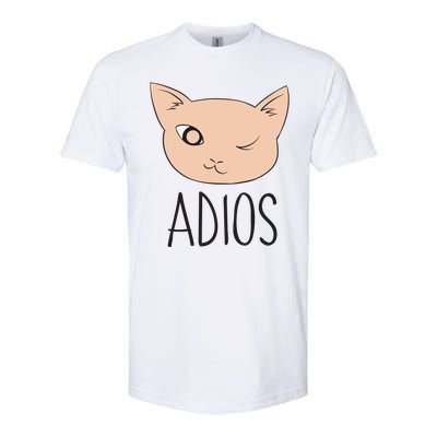 Adios Cat Softstyle® CVC T-Shirt