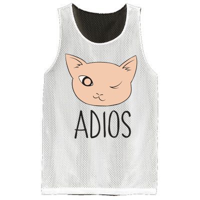 Adios Cat Mesh Reversible Basketball Jersey Tank