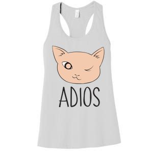 Adios Cat Women's Racerback Tank