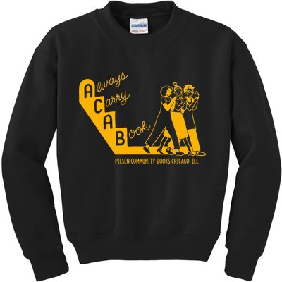 Always Carry A Book Pilsen Community Books Chicago Kids Sweatshirt