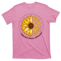 Appendix Cancer Awareness Sunflower Ribbons T-Shirt